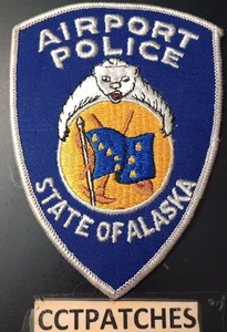 ALASKA AIRPORT POLICE SHOULDER PATCH AK - Picture 1 of 2
