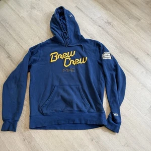 Sudadera con Capucha New Era Milwaukee Brewers CITY CONNECT Brew Crew MKE Para Hombres M Sudadera - Imagen 1 de 9