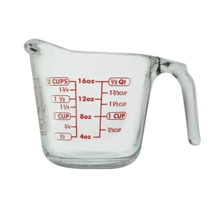 Anchor Hocking Measuring Jug - Glass Cup/Pints/Millilitre/Quart - 500ml - Picture 1 of 2