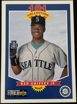 1997 Collector's Choice Checklist Ken Griffey Jr. #244 Seattle Mariners Card! A7 - Image 1 of 2