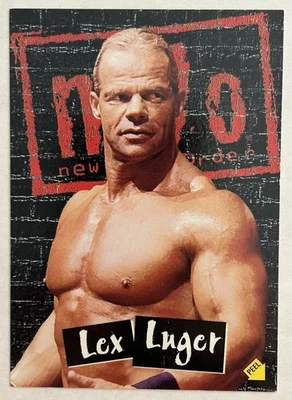 Tarjeta adhesiva Topps 1998 WCW/NWO #S10 | Paquete total Lex Luger Salón de la fama C11 Foto 1 de 2