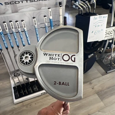 Odyssey White Hot  OG two ball putter 35 Inches super stroke grip - Image 1 of 4
