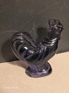 Fenton Violet Purple Rooster Figur - Bild 1 von 5