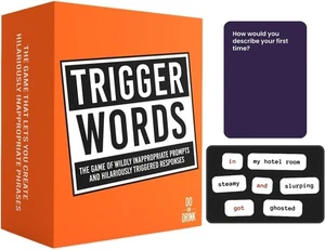 TRIGGER WORDS GAME PER ADULTI NUOVO Giochi di parole con 250 carte, magneti di parole, - Foto 1 di 5