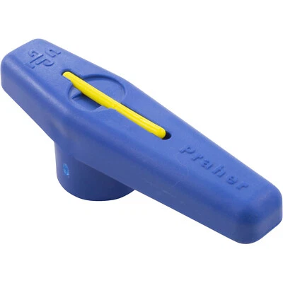 Handle, Praher PVC Single Union Ball Valves, 1-1/2", Blue - Image 1 of 4