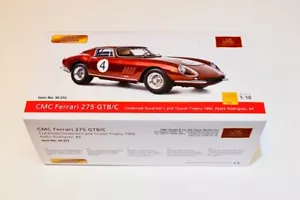CMC M-213 1:18 Ferrari 275 GTB/C Tourist Trophy 1966 Pedro Rodriguez #4 NEW - Picture 1 of 11