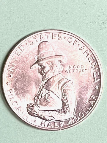 1920 Pilgrim Half GEM BU nice coin !!! Cover