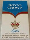 Vintage Royal Crown Lights Filter Cigarette Cigarettes Cigarette Paper Box Empty