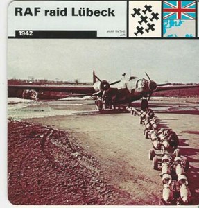 1977 Edito-Service, World War II, #13.23 RAF Raid Lubeck