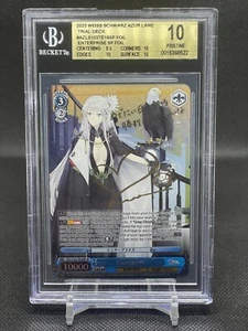 Weiss Schwarz Azur Lane Enterprise Gold Trial Deck SP BGS 10 Anime TCG CCG Card - Picture 1 of 2