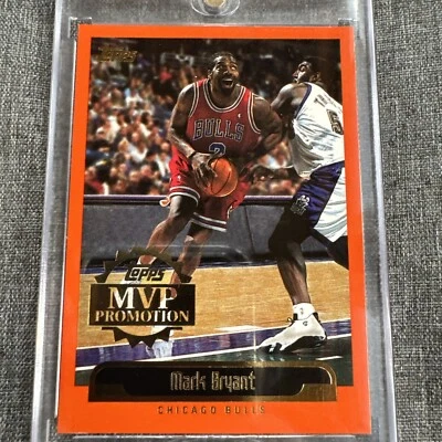 1999-00 Topps Orange MVP PROMOTION /100 Mark Bryant 🔥Chicago Bulls🔥 Rare!! - Image 1 of 3