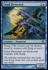 Cloud Elemental-MTG card-Tenth Edition - 10e-Language: Ita-EX