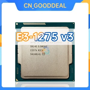 Intel Xeon E3-1275 v3 SR14S 3.5GHz 4Cores 8Threads 8MB 84W LGA1150 CPU for C226 - Picture 1 of 1