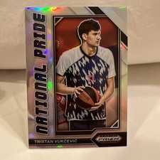 2023 Prizm Draft Picks Basketball Tristan Vukcevic National Pride Silver Prizm