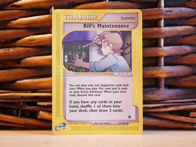 Pokemon BILL'S MAINTENANCE 137/165 | LP Light Play | Expedition | 2002 - Image 1 of 2