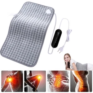 Electric Heat Pad Adjustable Heating Mat Warmer Blanket Back Pain Relief - Picture 1 of 12