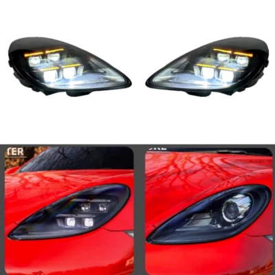 LED Headlights DRL For 718/982 Boxter Cayman 2016-25 Head Lamp Assembly Dynamic - Image 1 of 4