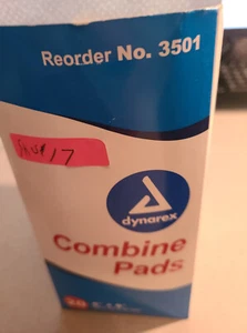 20 Dynarex Abdominal Combine Pads Sterile 5x9 Bandages Wound Dressing Drain 3501 - Picture 1 of 2