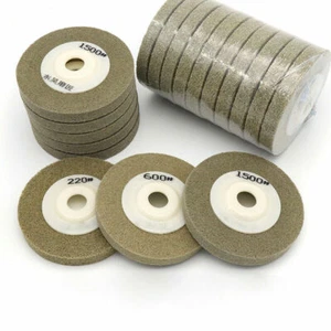 100mm Nylon Dry Polishing Pad Angle Grinder Grinding Disc Marble Granite Stone - Picture 1 of 5