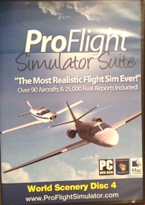 ProFlight Simulator Suite World Scenery Disc 4 : PC & MAC OS : New - Picture 1 of 3