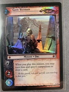 Decipher Lord of the Rings TCG FOIL - Gate Veteran - Never Played - Imagen 1 de 1