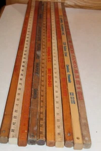 10 Vintage antike alte konische Gehstöcke Gartenstöcke Holz Holz Posten Werbung - Bild 1 von 9