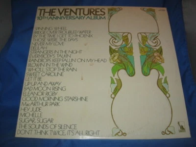 THE VENTURES - 10TH ANNIVERSARY ALBUM LIBERTY RECORDS 2-LP GATEFOLD [INV-26] - Image 1 of 4