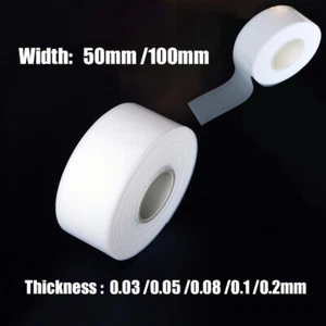 Weiße PTFE-Folie Kunststoffplatte 0,03/0,05/0,08/0,1/0,2 mm Stärke, 50/100 mm Breite - Bild 1 von 7