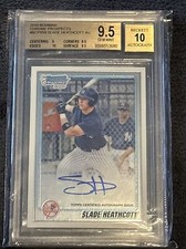 2010 Bowman Chrome Slade Heathcott Prospect Autograph Auto #BCP-95  BGS 9.5/10!!