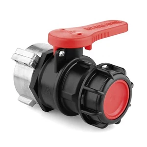IBC Tank Container Adapter Zubehör Kugelhahn Auslaufhahn S75x6 (75mm) S60x6 DHL - Bild 1 von 7