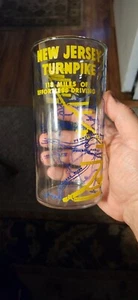 New Jersey Turnpike Trinkglas 50er Jahre - Bild 1 von 6