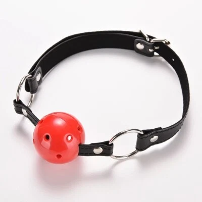 Unisex Breathable Oral Ball Gag Harness Bandage Restraints Game Couple - Image 1 of 4