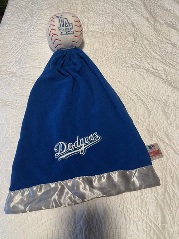 MLB LA Dodgers Baby Blanket Plush 21 Cover
