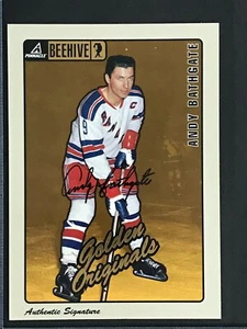 ANDY BATHGATE AUTO 1997-98 BEEHIVE GOLDEN ORIGINALS AUTOGRAMME NR 62 50974 - Bild 1 von 2