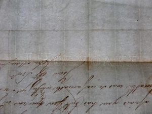 HEWELL BROMSGROVE 1807 TUTNALL COBLEY TARDEBIGGE MOLINO DE PAPEL MARCA DE AGUA J HOLYOAKE - Imagen 1 de 6