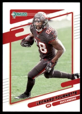 2021 Donruss Leonard Fournette Tampa Bay Buccaneers #102 - Image 1 of 2