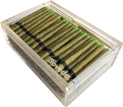 King Palm | Tamaño delgado | Natural | Hojas de palma orgánicas prerolled | 90 rollos Foto 1 de 3