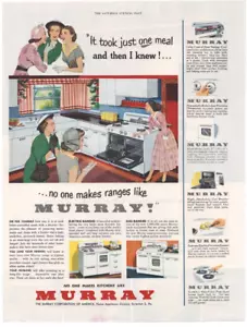Murray Appliances Magazine Advertisement 1952 Mid Century Vintage Original - Picture 1 of 4