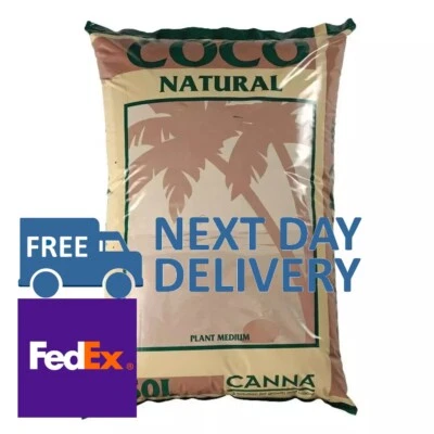 Canna Coco Natural Coir 50L Hydroponic Growing Media Soil - Image 1 of 4