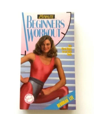 29 MINUTE BEGINNERS EXERCISE WORKOUT DEBORAH LEE 1988 VHS VIDEOTAPE LIKE NEW - Image 1 of 4