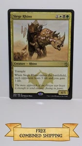 Siege Rhino Khans of Tarkir Regular - Picture 1 of 2