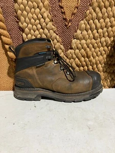 Ariat Hombres Impermeable Trabajo Marrón y Negro Botas EE. UU. Hombres Talla 12EE - Imagen 1 de 12