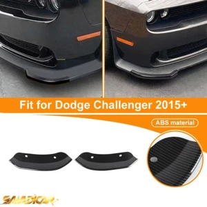 Car Front Bumper Lip Splitter Body Spoiler for Dodge Challenger SRT Hellcat 15+ - Picture 1 of 10