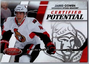 10-11 CERTIFIED POTENTIAL MIRROR RED JARED COWEN /250 #7 OTTAWA SENATORS - Picture 1 of 2