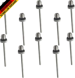 Lmyzcbzl Ball Pumpe Nadel, 10 Pcs Ballpumpe Nadeln, Luftpumpennadel, Doppelloch - Bild 1 von 7