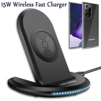 15W Qi Wireless Charger Fast Charging Stand/Case for iPhone 12 Pro Max/Samsung