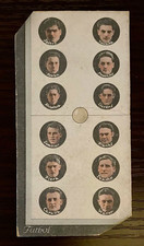 1920 's Paulino Alcantara Josep Samitier Chocolates Boix Dominoes Card Barcelona