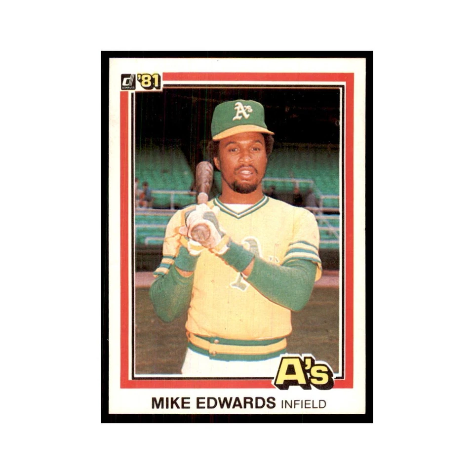 1981 Donruss Mike Edwards Baseball Cards #497.0 - Image 1 of 3