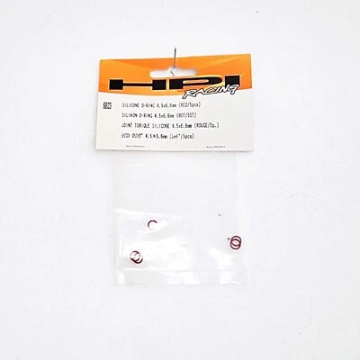 HPI Racing 6823 Silicone O-Ring 4.5x6.6mm (Red / 5pieces) HPI6823 - Image 1 of 2