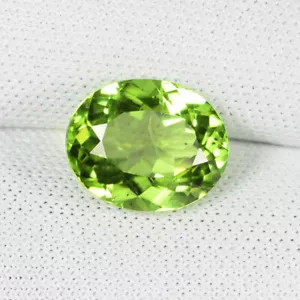 2,93 ct HERVORRAGENDER GLÄNZENDER SCHÖNER GRÜNER NATÜRLICHER PERIDOT oval siehe Vdo RC - Bild 1 von 2
